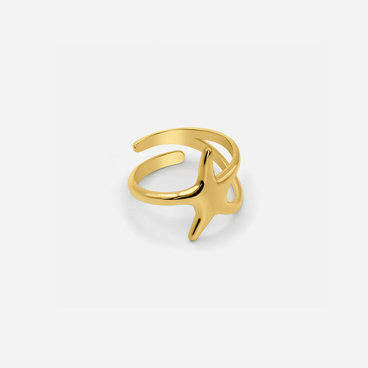 ADJUSTABLE SEA STAR RING