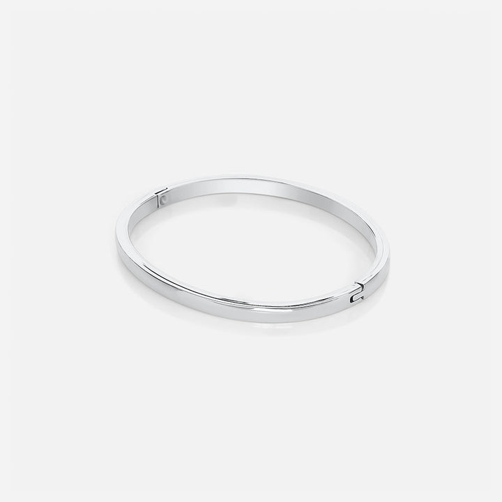 SMALL STACKING BANGLE - SILVER