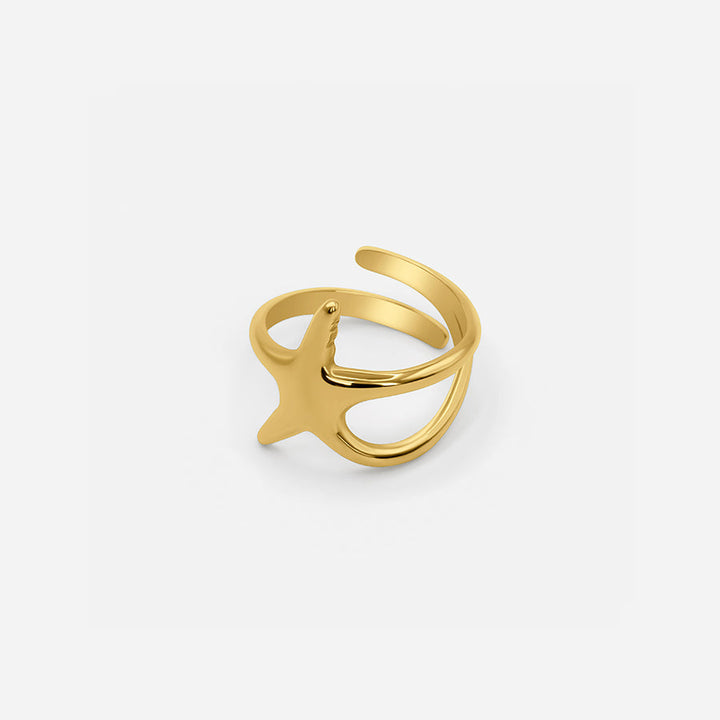 ADJUSTABLE SEA STAR RING
