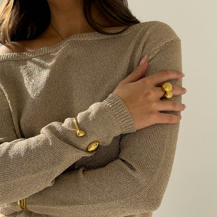DOUBLE OVAL RING