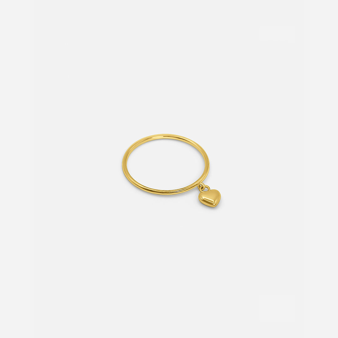 MINI HEART PENDANT RING