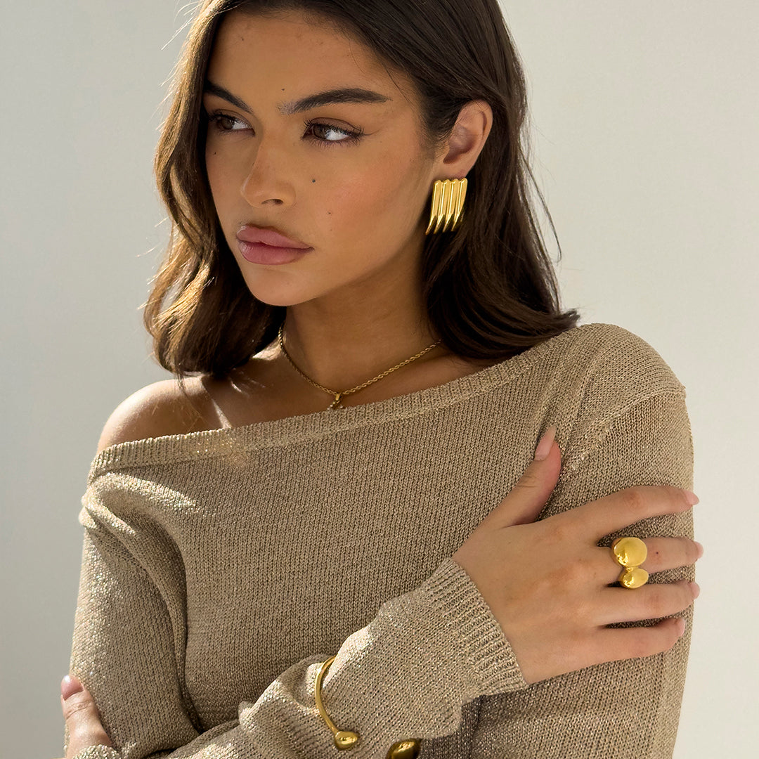 DOUBLE OVAL RING