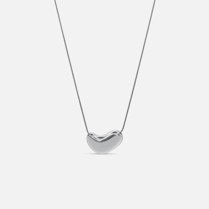 Pebble Necklace - Silver