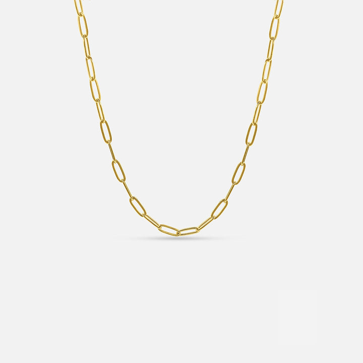PAPER CLIP NECKLACE 40CM