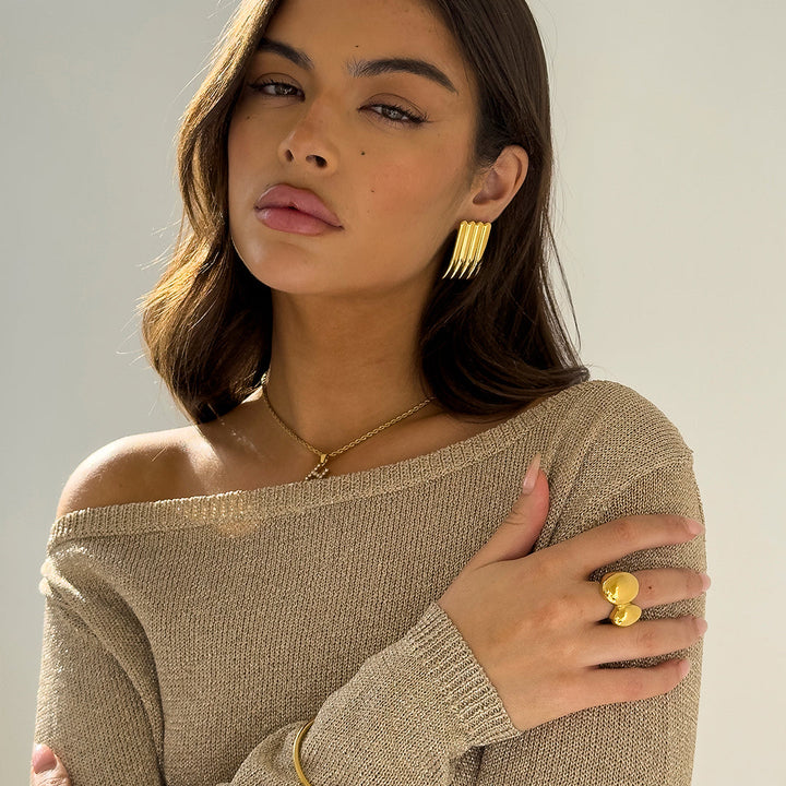 DOUBLE OVAL RING