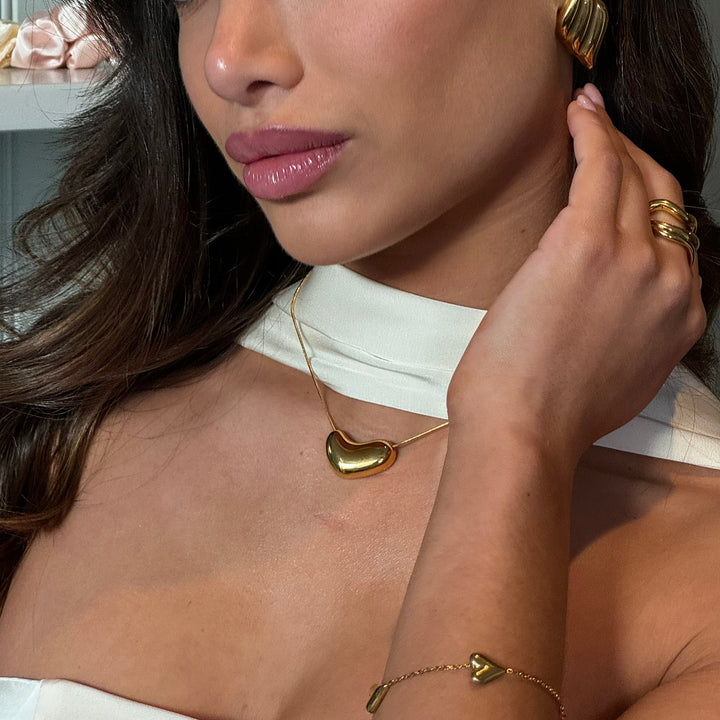 Pebble Necklace - Gold