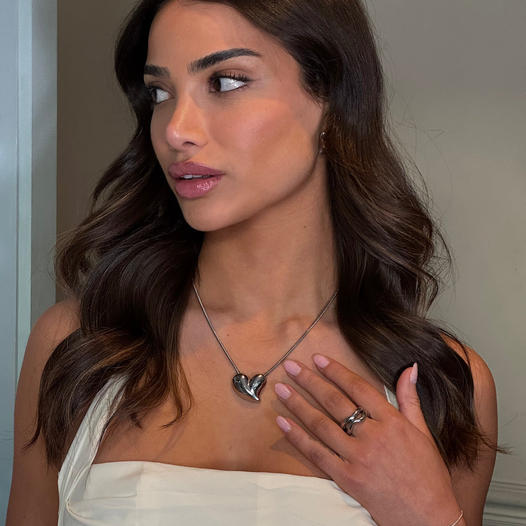 Sweetheart Necklace - Silver