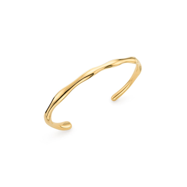 Gold Molten Bangle