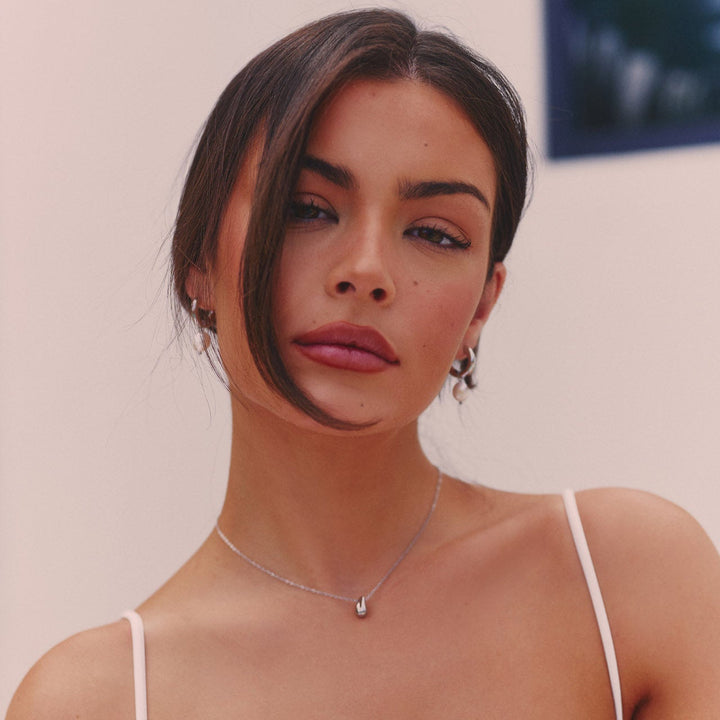 MINI DROP NECKLACE SILVER