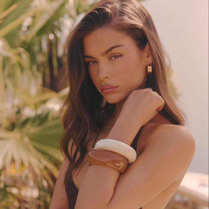LATTE ROUNDED BANGLE