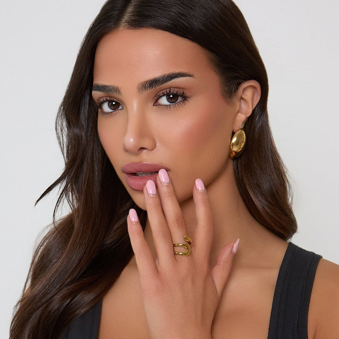 ADJUSTABLE SCULPTURAL RING