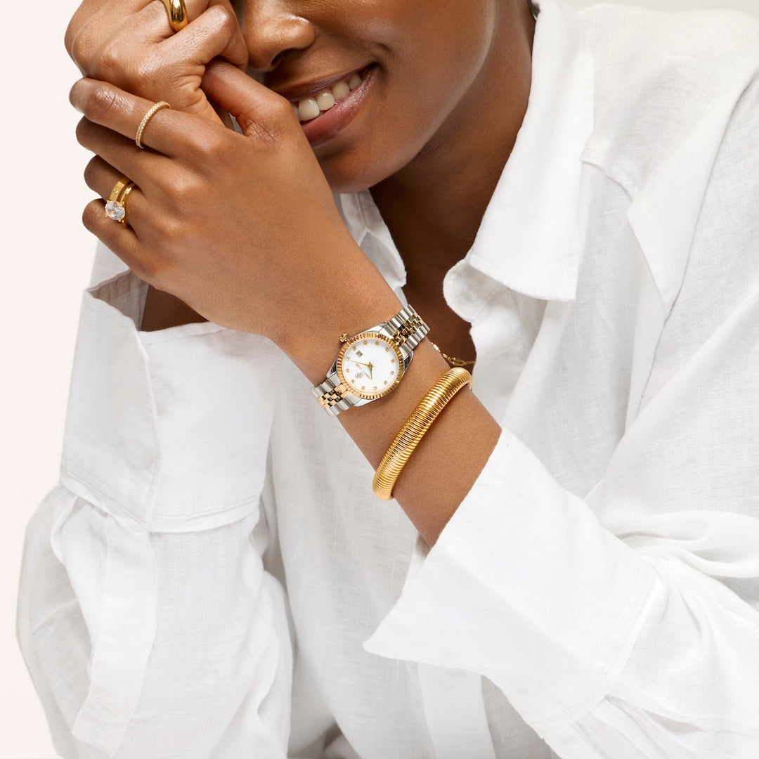 Gold Stretch Bangle