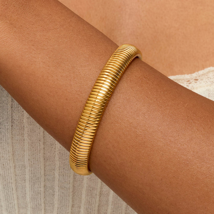 Gold Stretch Bangle