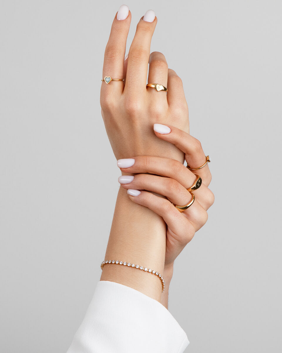 Gold Tennis Bracelet
